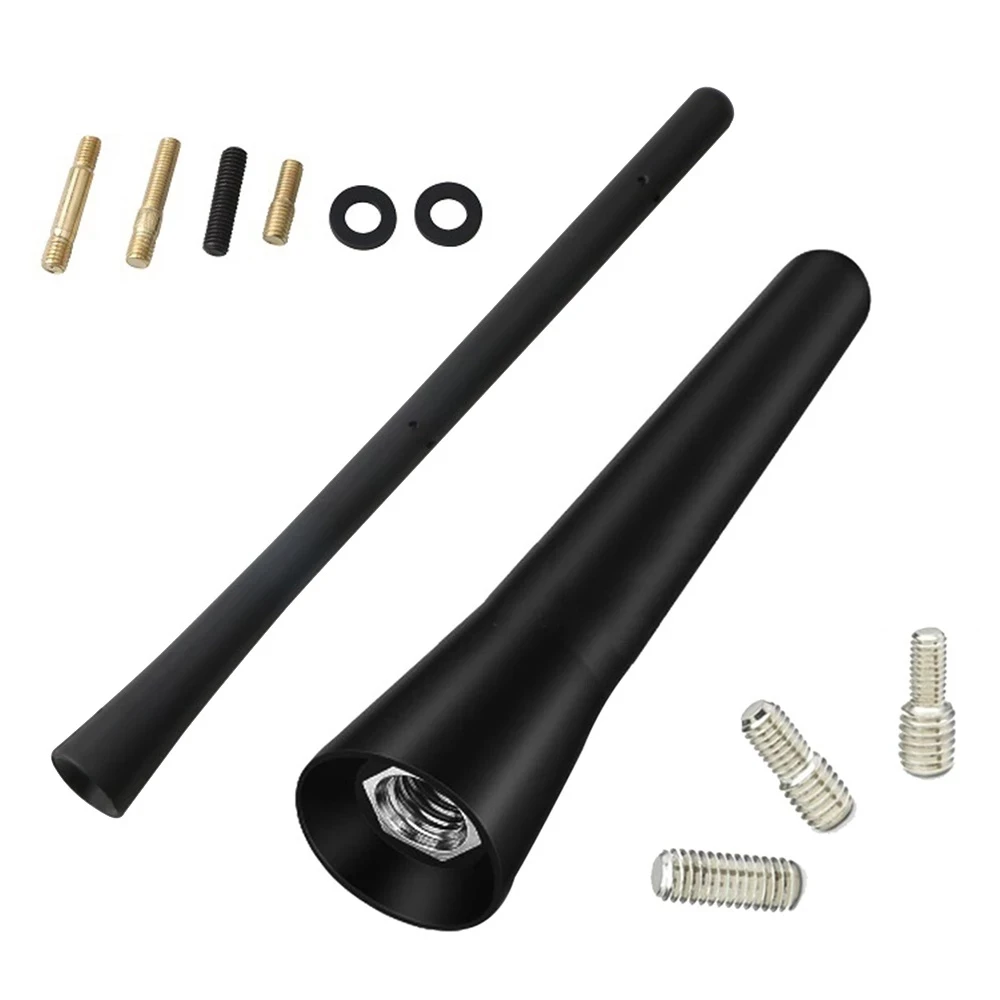 2.6/7 inch Universal Car Radio Rubber Antenna Mast FM AM Roof Mount Vehicle Antenna With Screws Car Accessories Tools