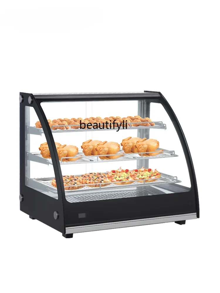 

Hot Air Circulation Heated Display Cabinet Constant Temperature Display Cabinet Egg Tart Cooked Chestnut Incubator