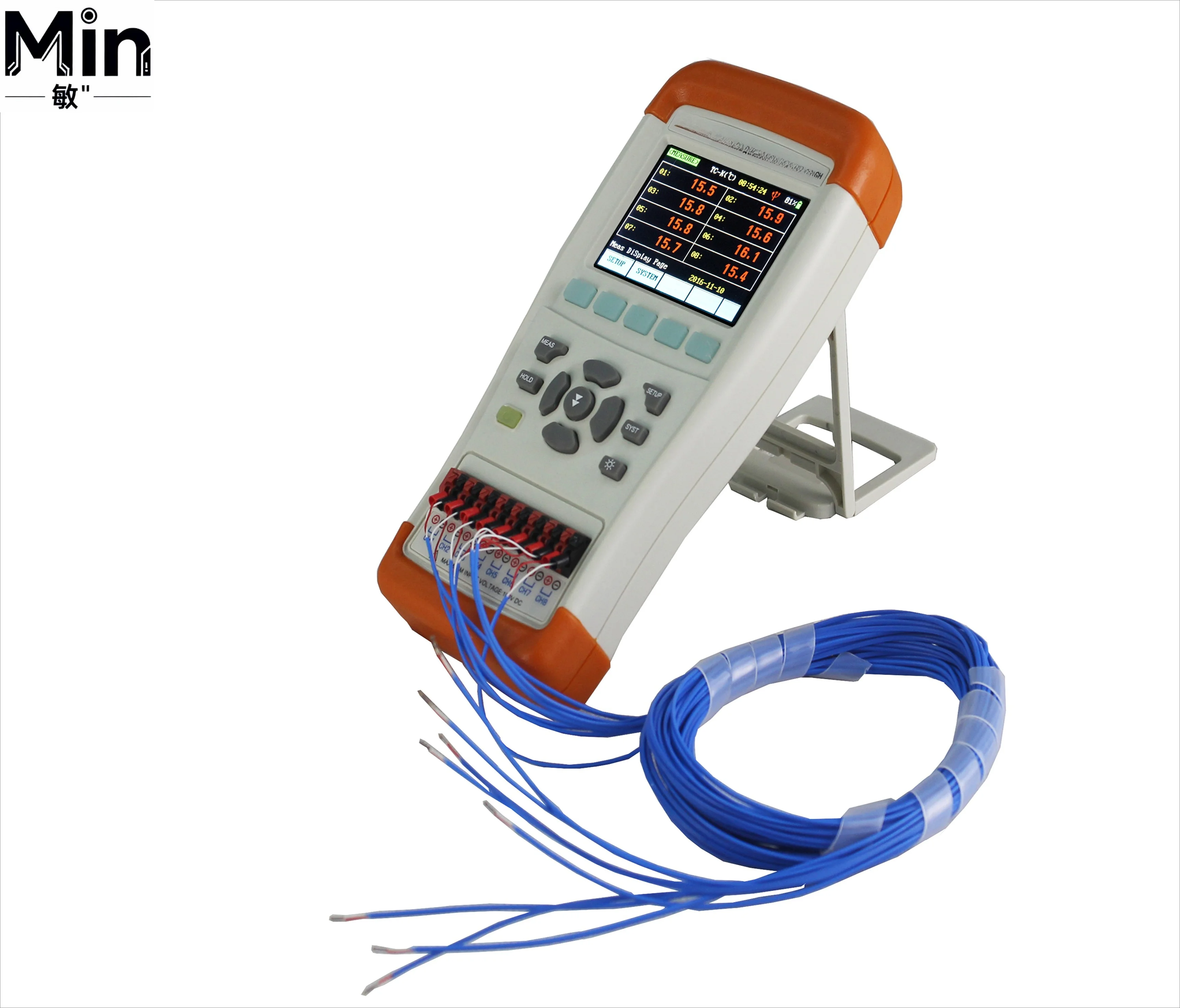 New High Performance JK808 Multi Channel Industrial Temperature Data Logger Recorder