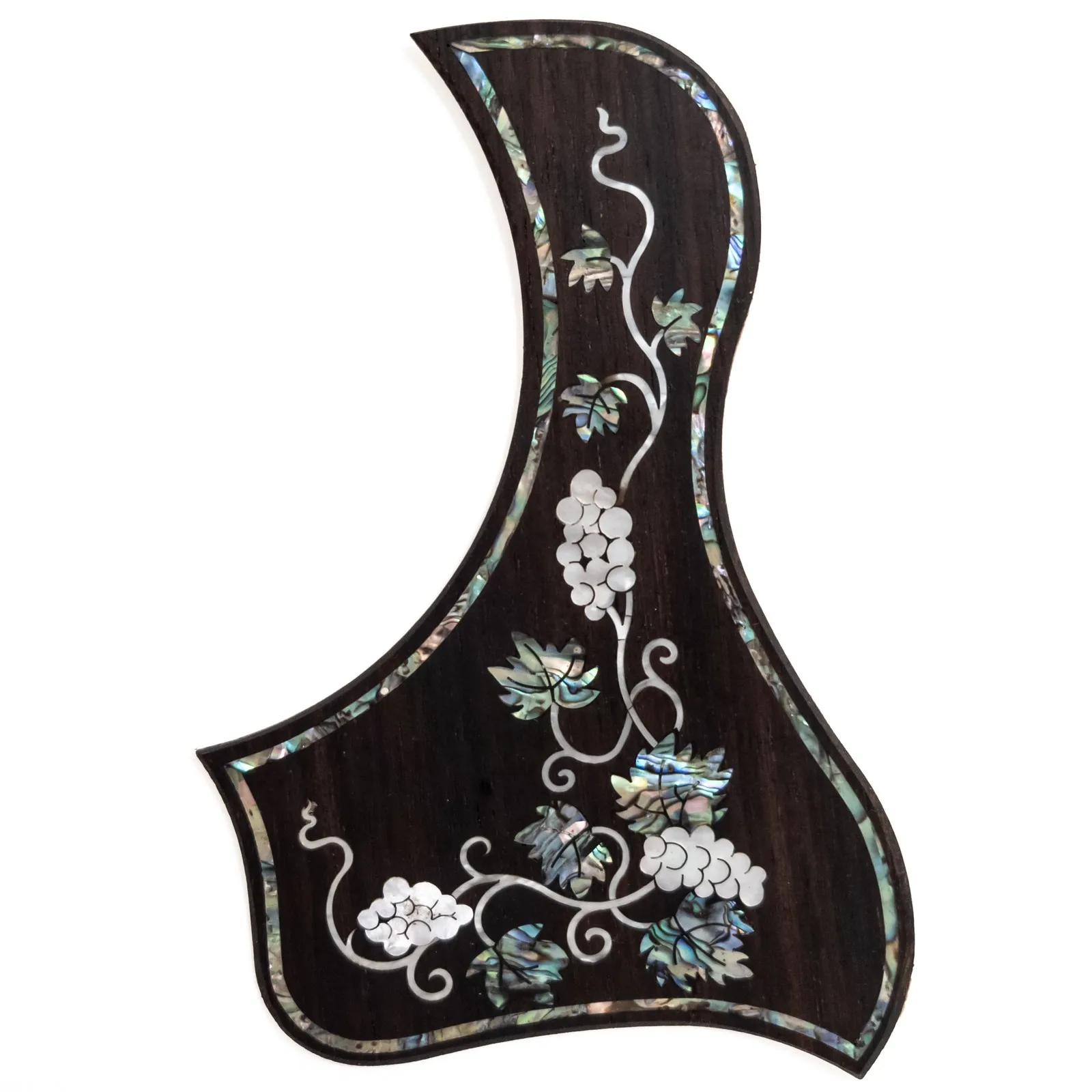 

Накладка для акустической гитары из палисандра с инкрустацией в виде ракушки морского ушка 38-41 дюйма, защитная пластина для гитары от царапин