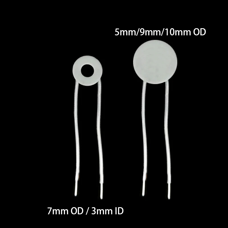 

5/7/9/10mm OD 3mm ID 0.6mm 1.5V/3.7/5/12/20/24V HTCC 9-11Ohm Alumina PTC Annular Ring Circular Instant MCH Metal Ceramics Heater