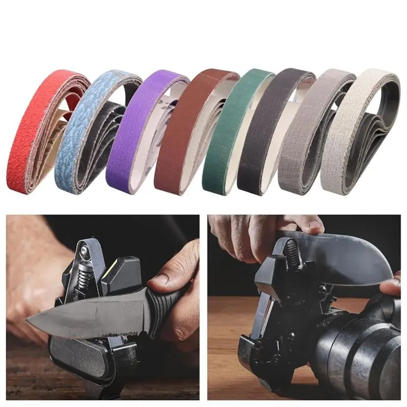Replacement Sanding Belt Kit 40 Pcs 1/2 X 12 Inch For Work Sharp WSCMB Combo, 80-5000 Grits Knife Sharpener-AA26