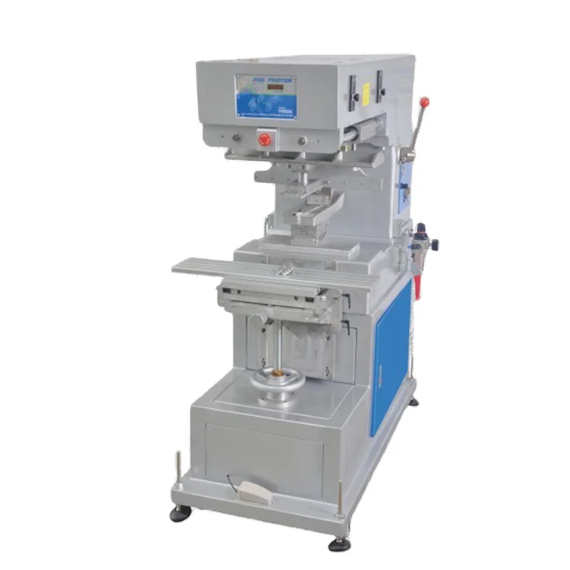 Semi Automatic One Color Hard Hat Helmet Logo Pad Printing Machine Tampon Printer For Sale