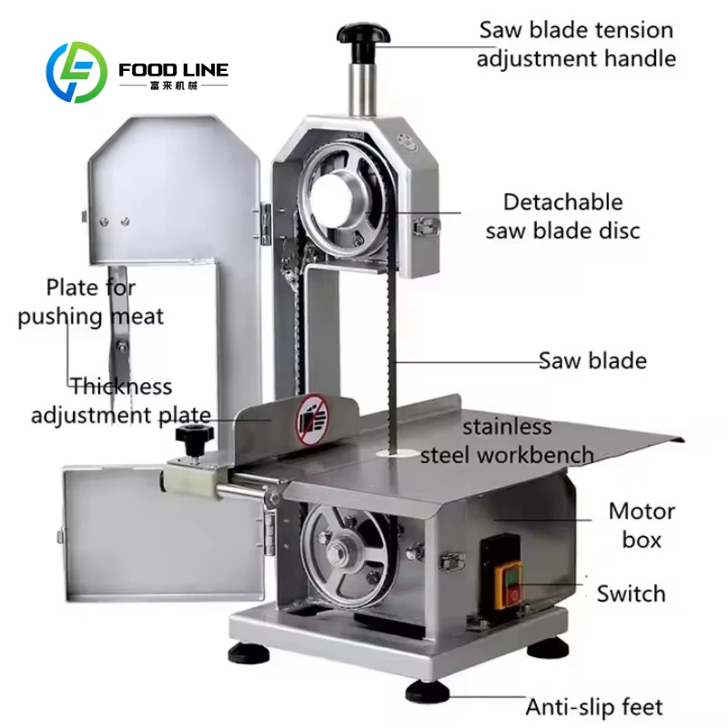 Electric Commercial Bone Saw Machine Wholesale Price Factory Directly Sales Vevor Other Food Processing Machinery