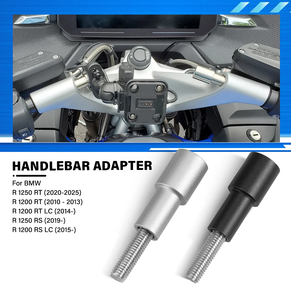 R 1250 RS/RT Handlebar phone holder adapter 22mm Support Mobile Phone Bracket Extension FOR BMW R1200 RS LC R 1200 RT/ RT LC