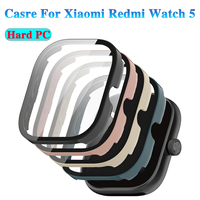 PC Case+Glass for Xiaomi Redmi Watch 5 Tempered Glass Anti-scratch Film Bumper Protective Cover for Redmi Watch 5 Hard PC Shell
