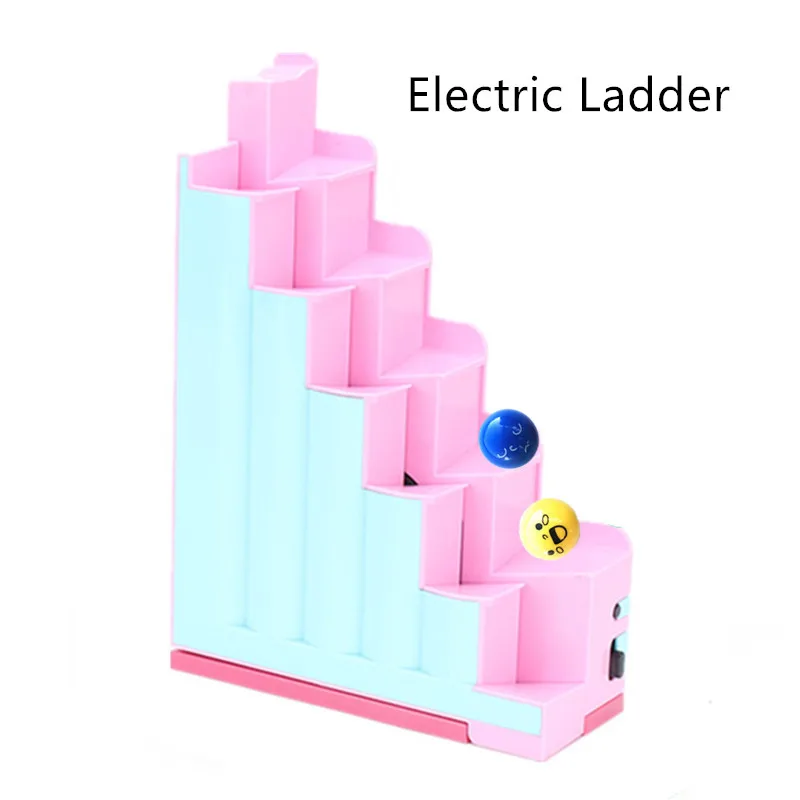 Marble Race Run Muscial Electric Ladder Elevator Lift Balls Creative Special Parts Compatible Large Size Buidling Blocks