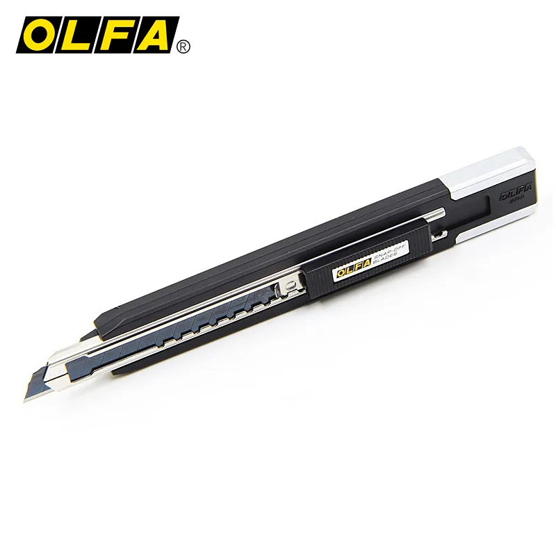 Original Japanese OLFA LTD-04 Multifunctional Art Knife 9mm Small Paper Cutting Knife Five Series Wallpaper Knife Wallpaper Medium Knife Black Blade