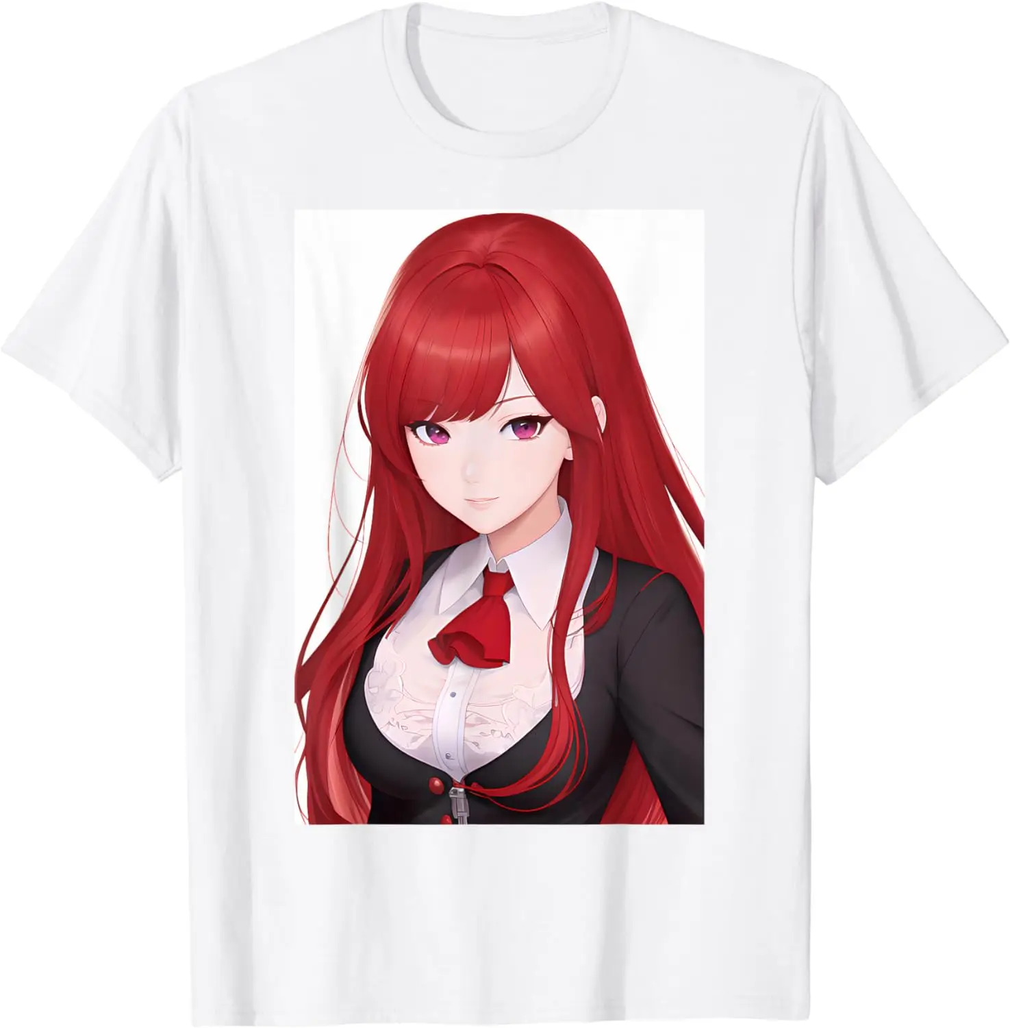 Cute Japanese Anime School Girl T-Shirt