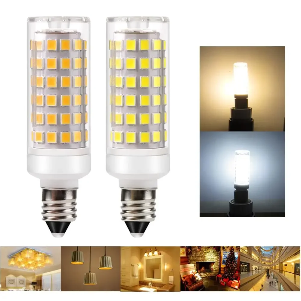 

G9 E11 E12 E14 E17 BA15D LED Bulb Lamp 220V-240V Mini Corn Bulb Light 2835SMD 360 Beam Angle Replace Halogen Chandelier Lights