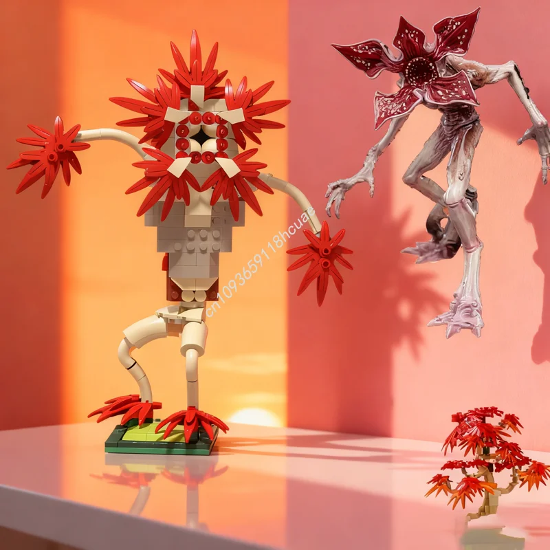 

204 шт. MOC Demogorgon Stranger Things, модель строительных блоков, архитектура, рождественский подарок, креативные игрушки, идея, кирпич, детский день рождения