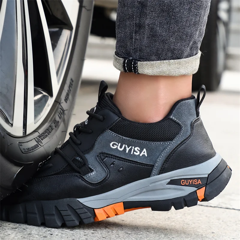 

Рабочая защитная обувь для мужчин, легкие защитные рабочие кроссовки, легкая мужская обувь, дышащая обувь, рабочая обувь с защитой от проколов