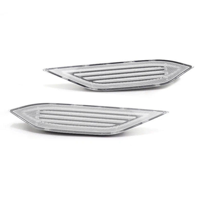 2Pcs LED Side Marker Light Dynamic Turn Signal Indicator Lamp For Porsche Cayenne 958 92A 2010-2014 Replace OEM 95863107100