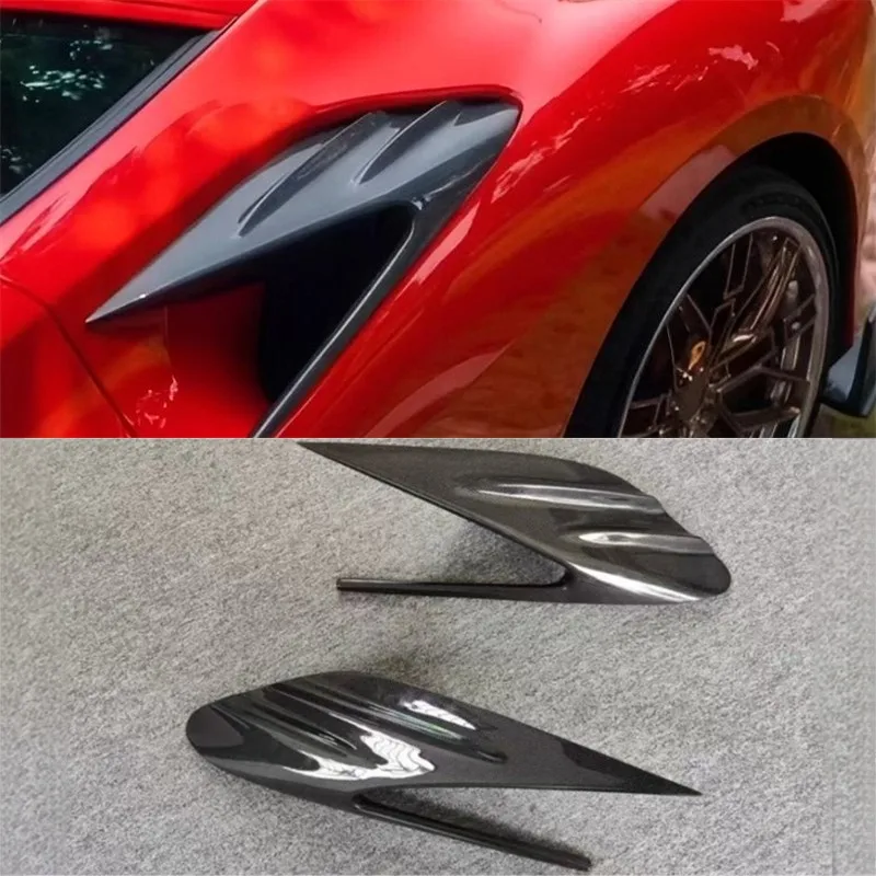 

Для Ferrari F8 Tributo ReaI сухой углеродное волокно задний боковой спойлер воздухозаборник сплиттер корпус комплект