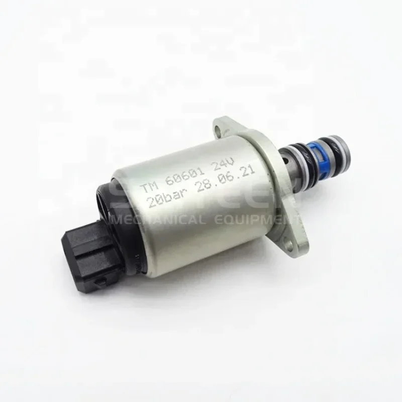 Exccavator Machinery Parts Hydraulic Solenoid Valve TM60601 24V 20Bar Proportional Solenoid Valve TM60601