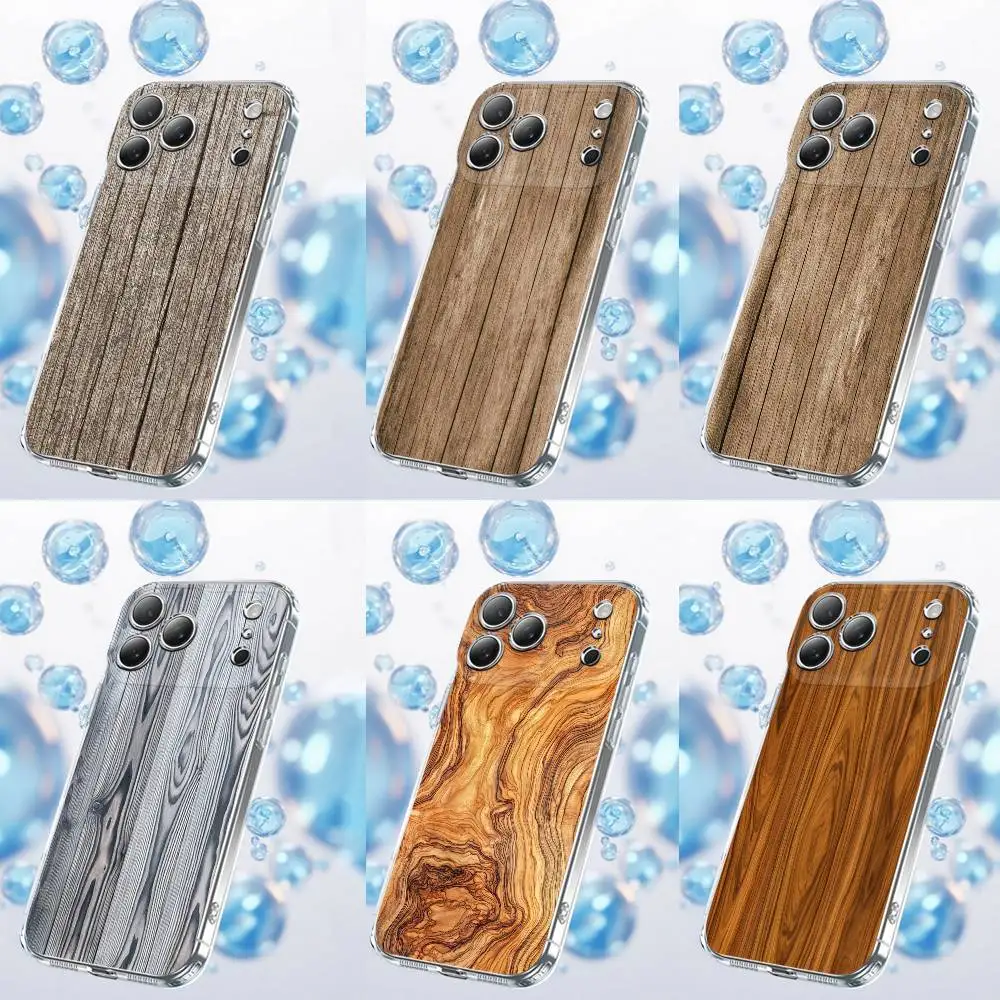 حافظة هاتف من نسيج شجرة الخشب الطبيعي لهاتف آيفون 14,11,15,17,13,12,16,Plus,E,Air,Pro,Max,غطاء شفاف صغير