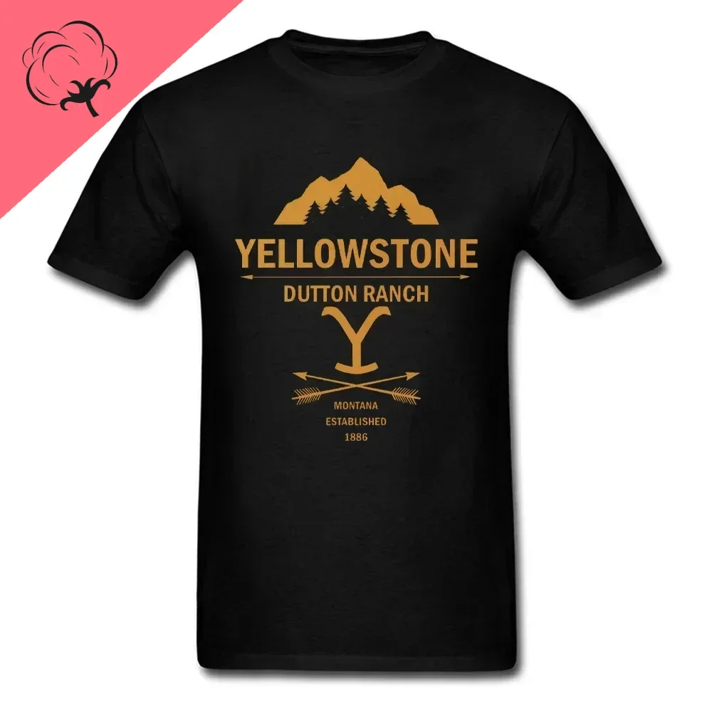 2023 Men's Movie Yellowstone Dutton Ranch T-shirt Men's Casual Short Sleeve Harajuku Fashion Top T-shirt Shirt