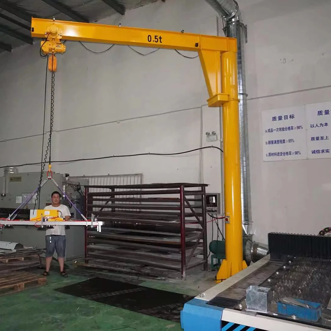 Factory Sales Customized Slewing Cantilever Workshop Crane High Efficiency Movable Electric Lift Crane