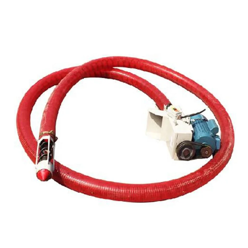 High Productivity Smooth Cement Chicken Feed Screw Conveyor With Motor Key Feature