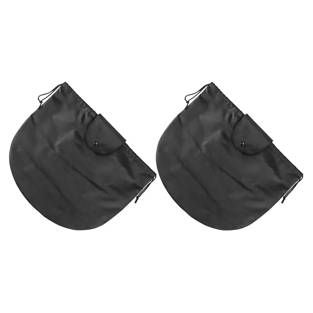 

2Pcs Bag Polyester Drawstring Pouch for Bicycle Motorcycle Ski Hockey Snowmobile Helmets Portable Storage Carrier