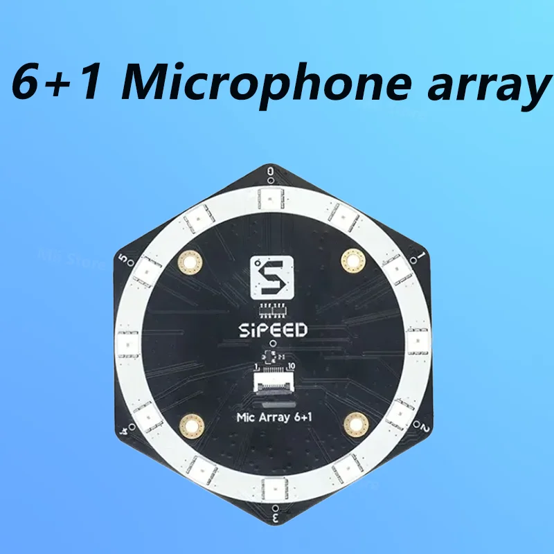 Sipeed 6+1 Mic Array Sound Source Localization Beamforming Speech Recognition Microphone Array Sipeed Authentic