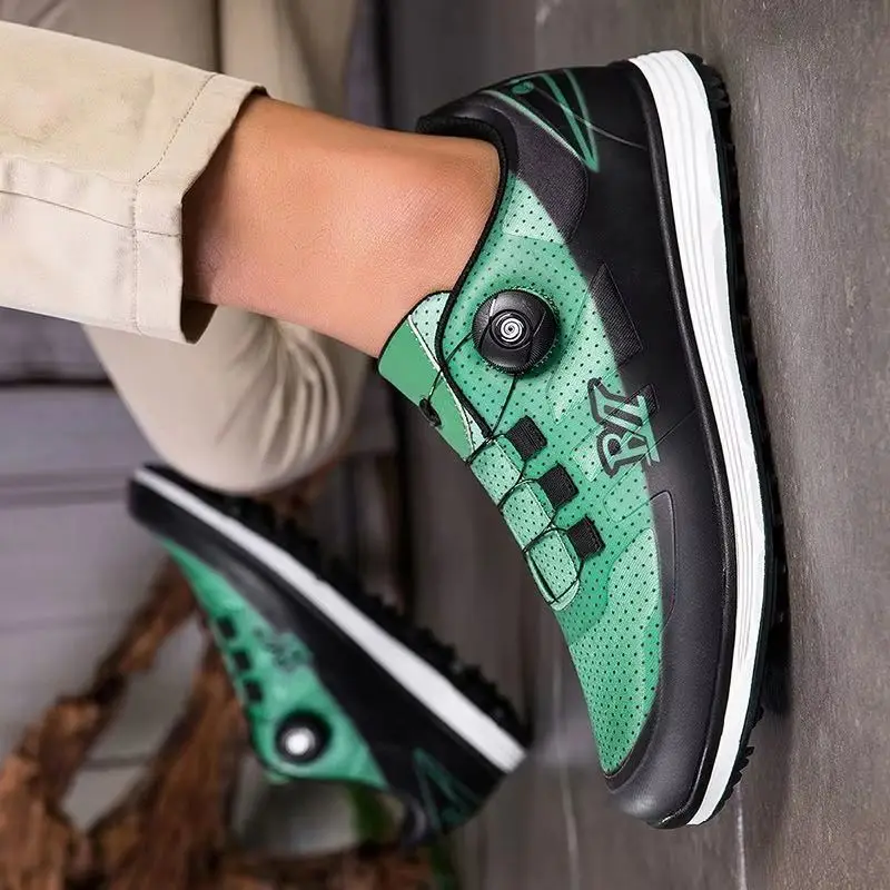 

High Quality Golf Sneakers for Mens New Luxury Gym Outdoor Shoes Men Rotating Buckle Sports and Leisure Sneaker Man