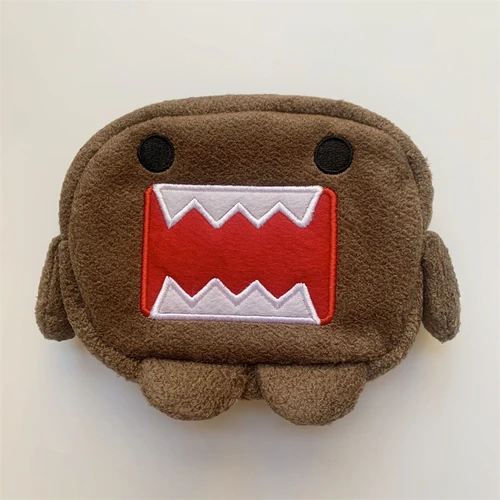 Imagen 2 del producto Domo Kun-Bolsa de almacenamiento múltiple de felpa, organizador de maquillaje, monedero bonito Kawaii, billetera, bolsas de cosméticos, estuche de tocador de belleza