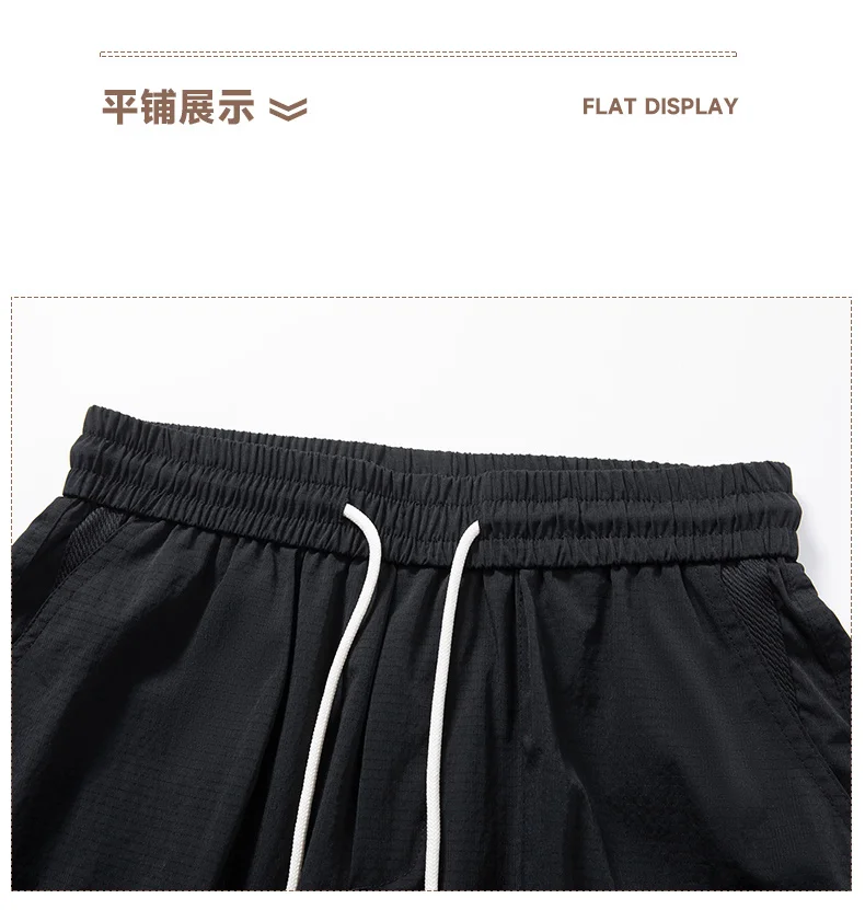 Summer Cargo Shorts Men's Japanese-style Harajuku Multi-pocket Sports Shorts New Travel Fishing Elastic Waist Bermuda Shorts Men