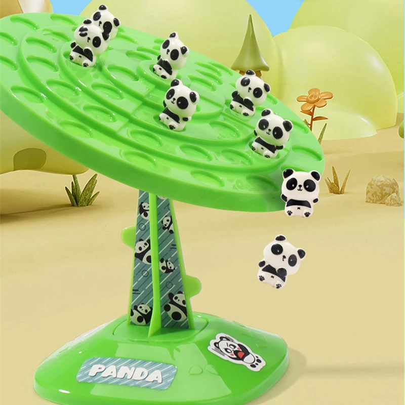 Children\'s Balance Panda Balance Tree Folding Happy Intelligence Early Education Decompression Game Table Battle Games