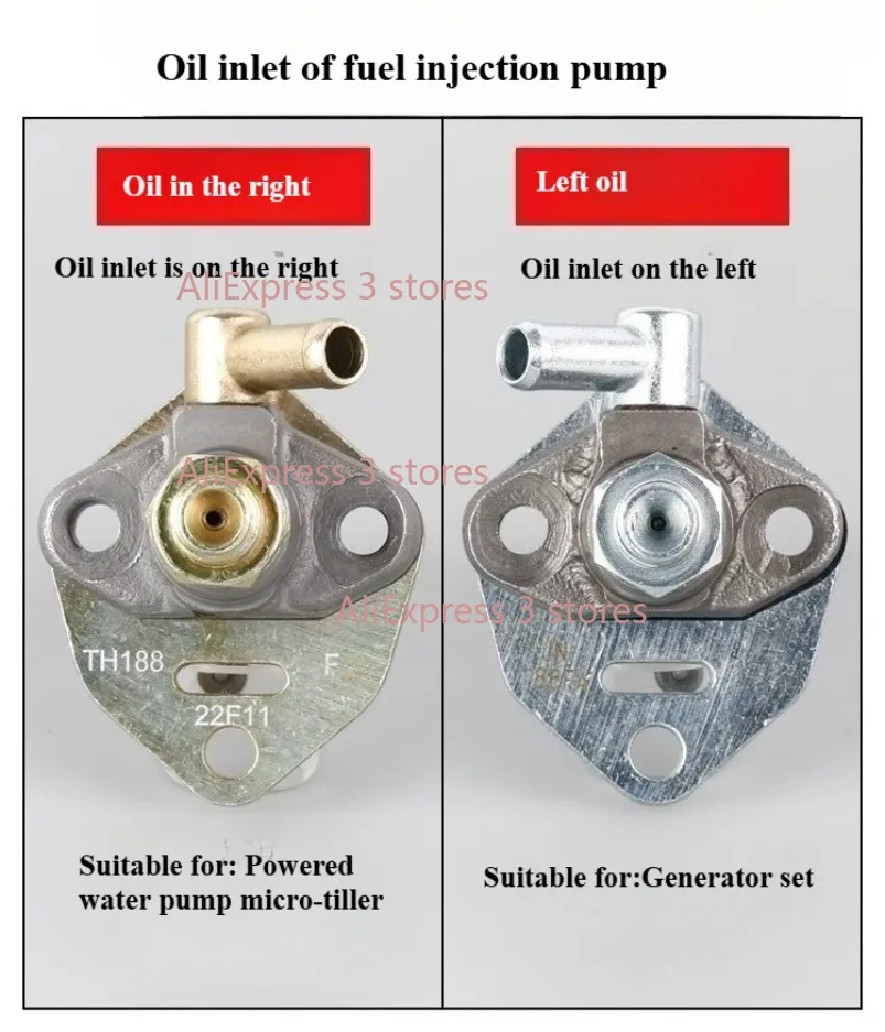 178F 186FA 192F Air Cooled Diesel Engine Oil Pump National III Micro Tiller Ball Solenoid Valve Fuel Injection Pump Assembl 1pc