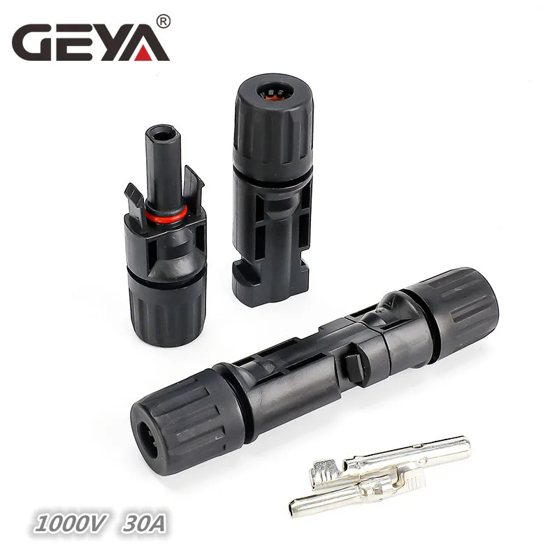 GEYA 5 Pairs Solar Connectors Connecting Solar Cable Waterproof PV Connectors Solar Panel Charger Tools 30A 45A 1000VDC 1500VDC