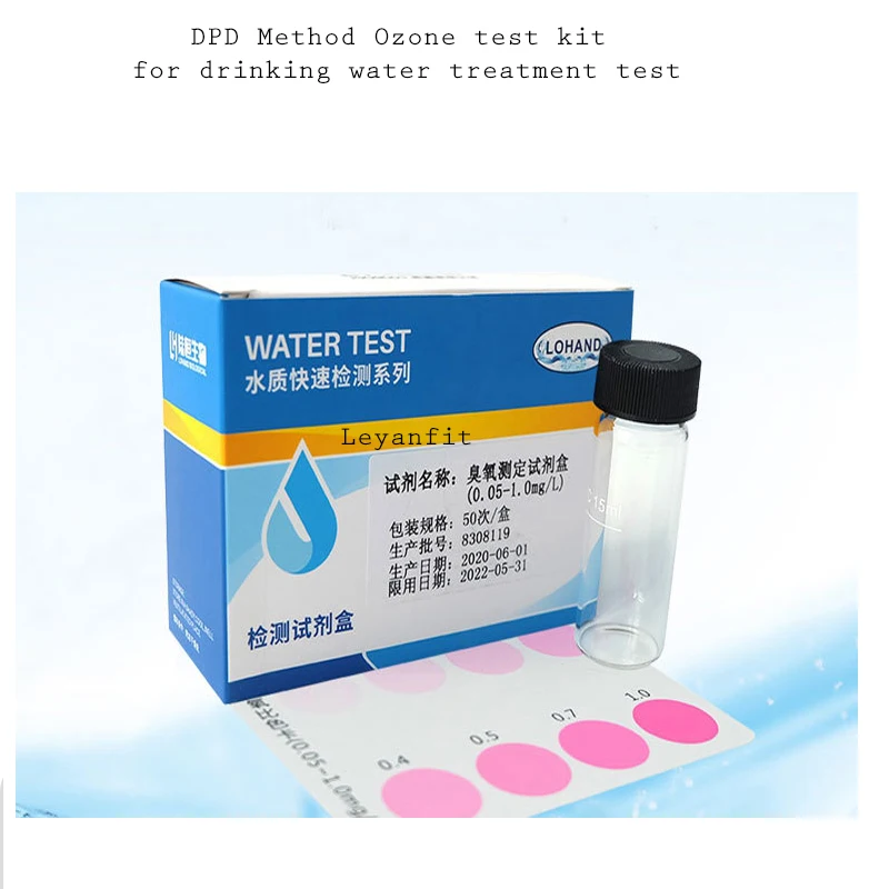 Ozone Test Drinking Water Test DPD Method Test kit For Treatment Test And Test Strips For Ozone Nano Spray Gun Ozone Content DIY