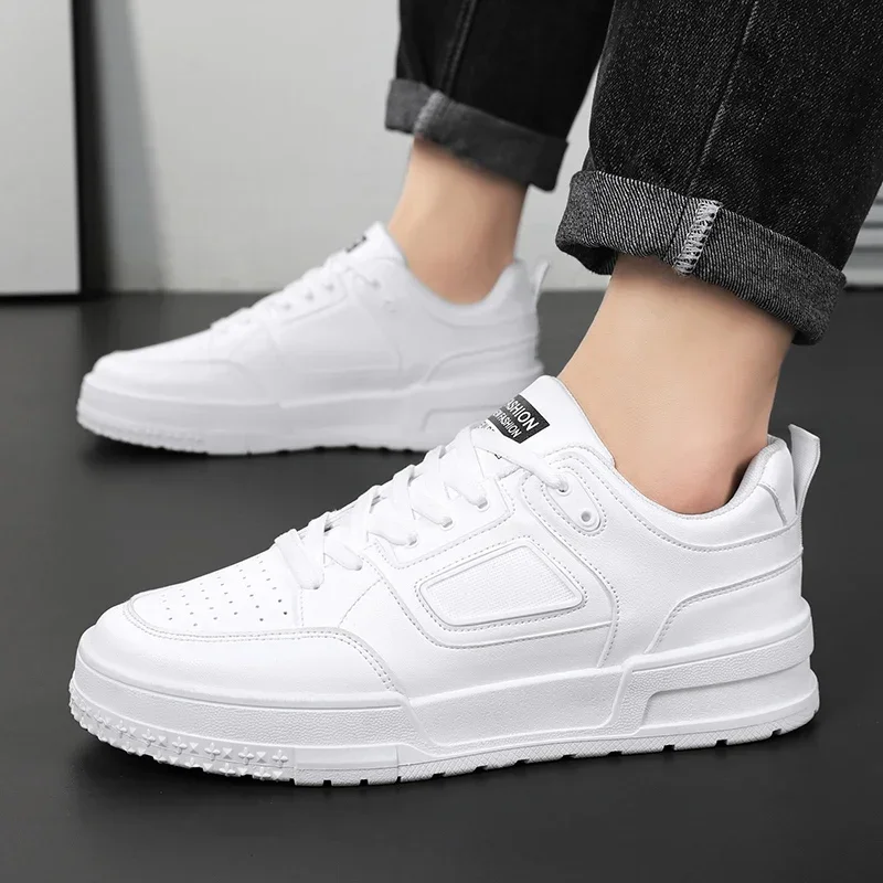 Męskie buty na deskorolkę Outdoor Casual Sneakers Oddychająca modna platforma Tenis Walking Buty do biegania Jogging Buty sportowe