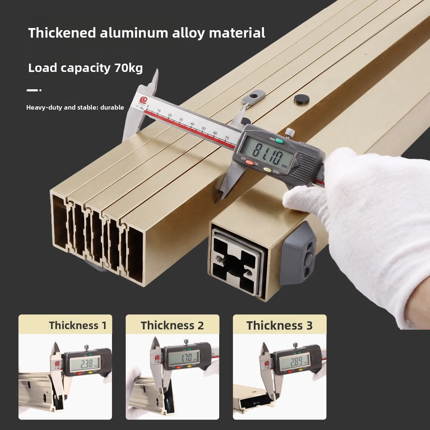 Concealed Aluminum Alloy Folding Table Slide Cabinet Drawer Extension Push Pull Dining Hardware Adjustable Leg Height Options