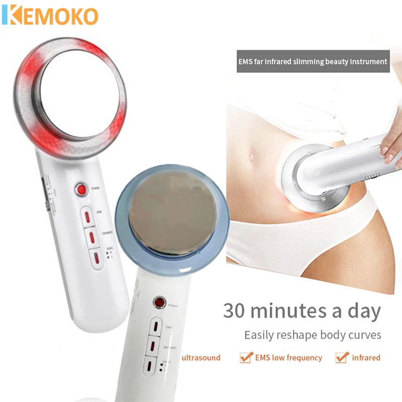 Ultrasonic Cavitation EMS Slimming Massager Skin Care Infrared Fat Removal Therapy Beauty Apparatus Fat Burner Cellulite