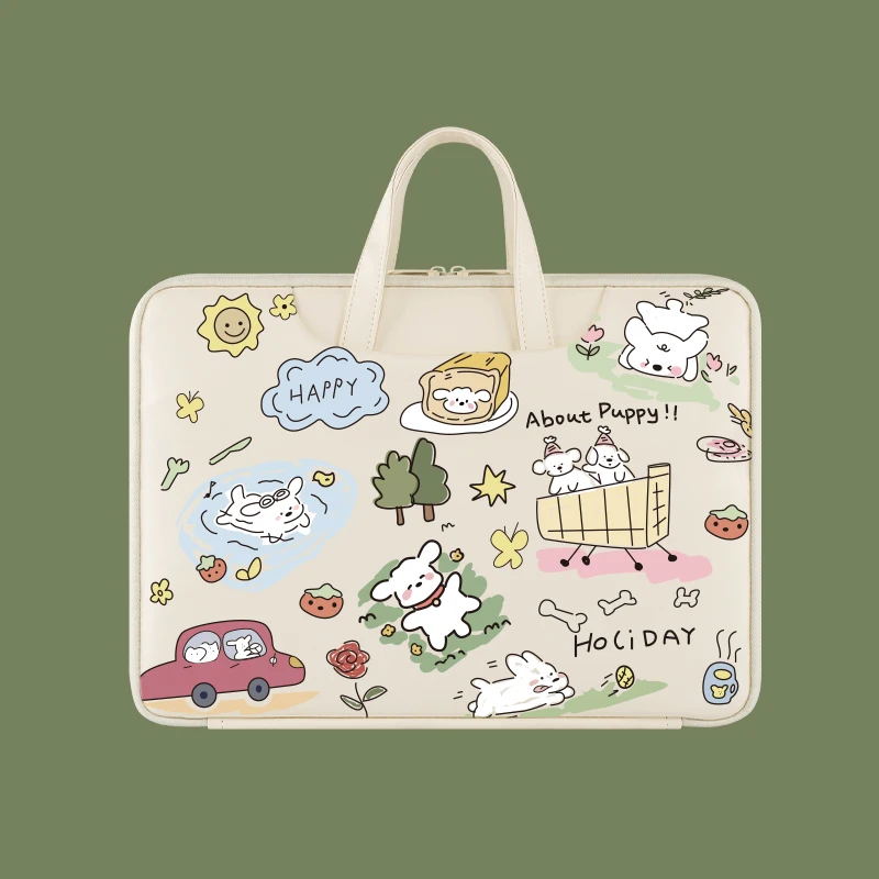 Cartoon Cute Shockproof Computer Bag Suitable for Macbook/Samsung/LG13/13.3/13.6/14/15/15.6 inch HP 16 inches  Laptop Handbag