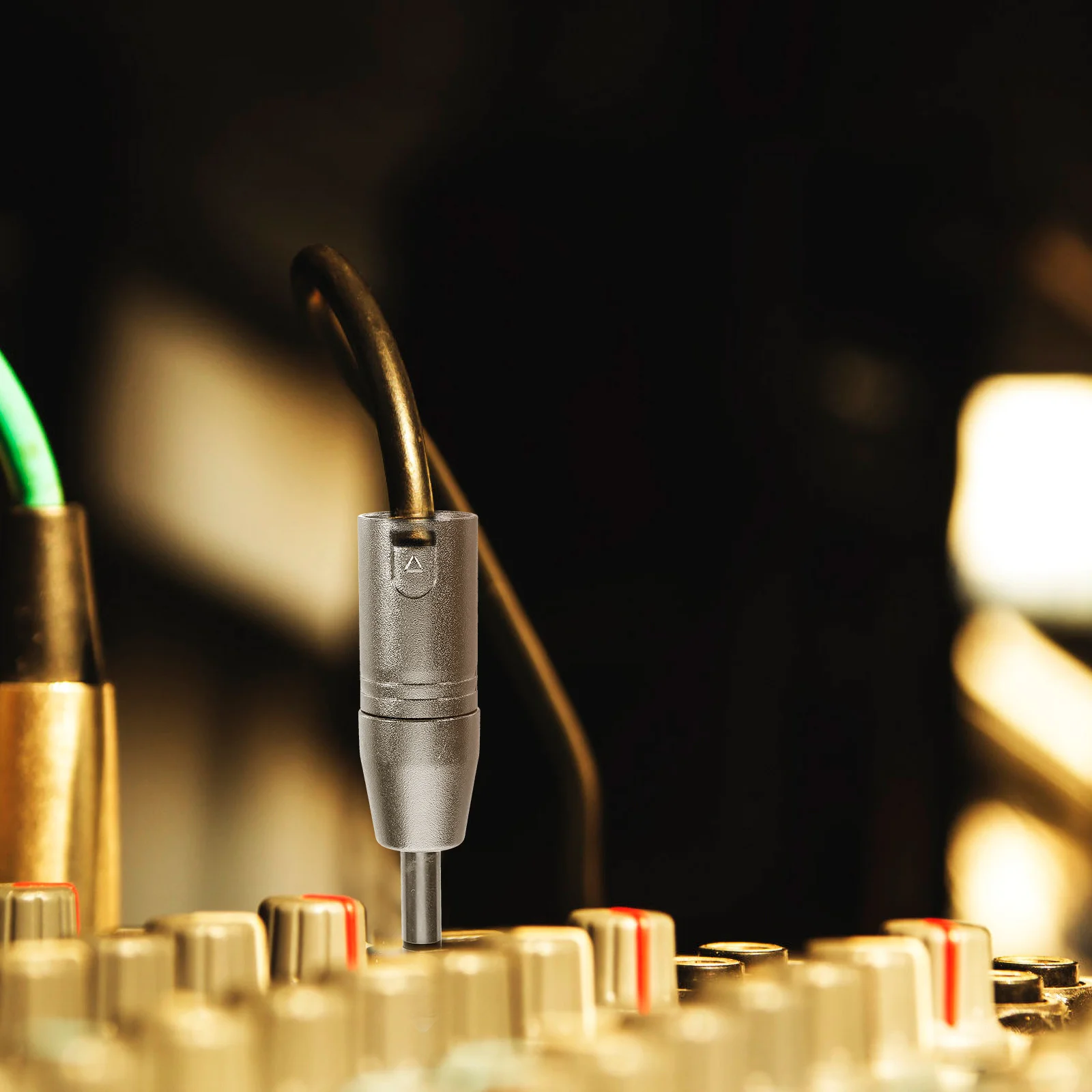 

4Pcs Audio Converter Xlr to 6.35mm Metal Adapter Durable for Microphone Mixer Amplifier Dj Xlr to 1/4 Adapter Audio Converter