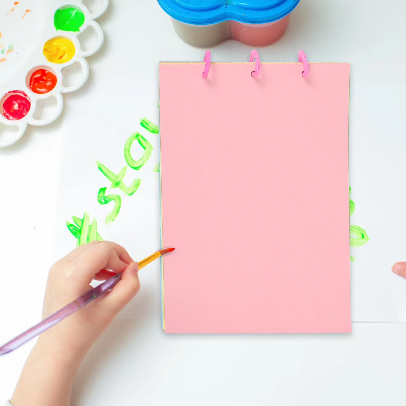 3Sets Blank DIY Hand-Painted Book Supplies Durable Paper Sketch Book Making Materials Creative Painting Project