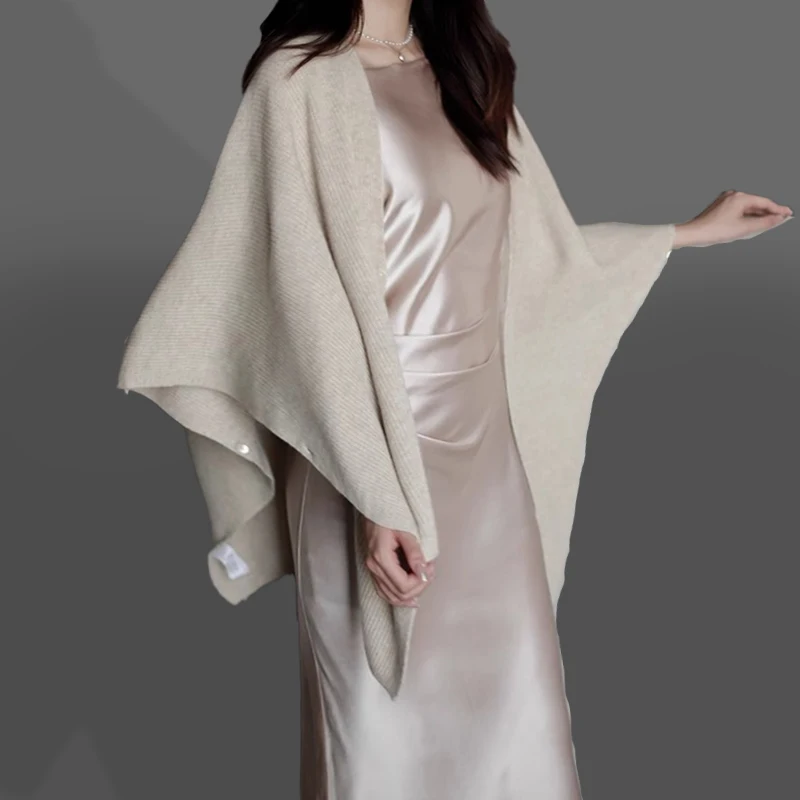 Champagne Gold Satin  Dr Evening Gown oulder Bared Wedding Performance Host Skirt High Waist Polyester Fiber