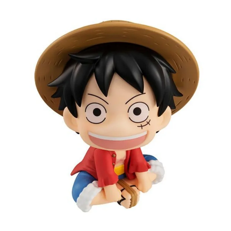 Jeden kawałek Luffy Zoro animacja kreskówka Model figurki Kawaii proste ozdoby dekoracja stołu zabawki dla dzieci prezenty świąteczne