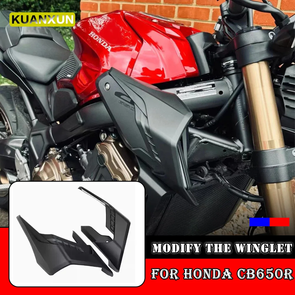 

For Honda CB650R Modified Air Intake Cover Knife Fixed Side Fairing Side Air Wing Non-destructive Installation Accessories