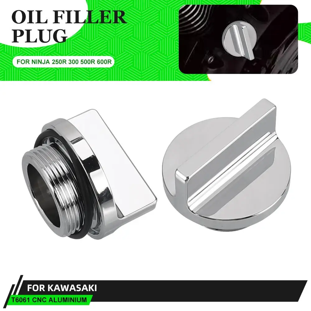 

For Kawasaki VN1600 VN800 VN1500 VN1600 Vulcan 900 800 1500 Classic Z1000 ZR-7 Motorcycle Engine Oil Filler Cap Oil Plug Cover