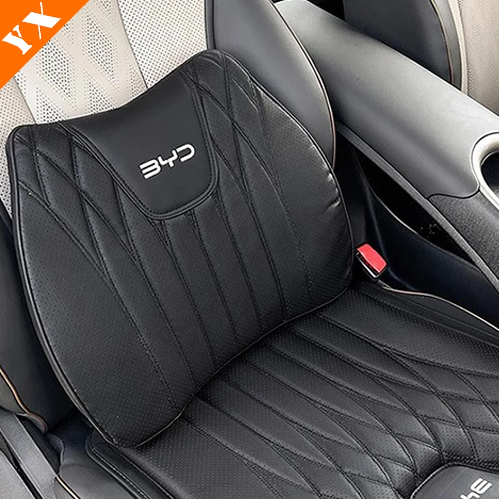 For BYD YUAN UP 2024-2025 Car Cushion White/Black Seat  Front or Rear Seat Back Cushion  Backrest Auto Interior Accessories