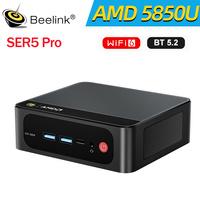 New Beelink Mini PC SER5 Pro AMD Ryzen7 5850U DDR4 16G RAM 500G ROM M.2 NVME SSD WiFi6 Type-C Gaming Mini Desktop Computer 5800H