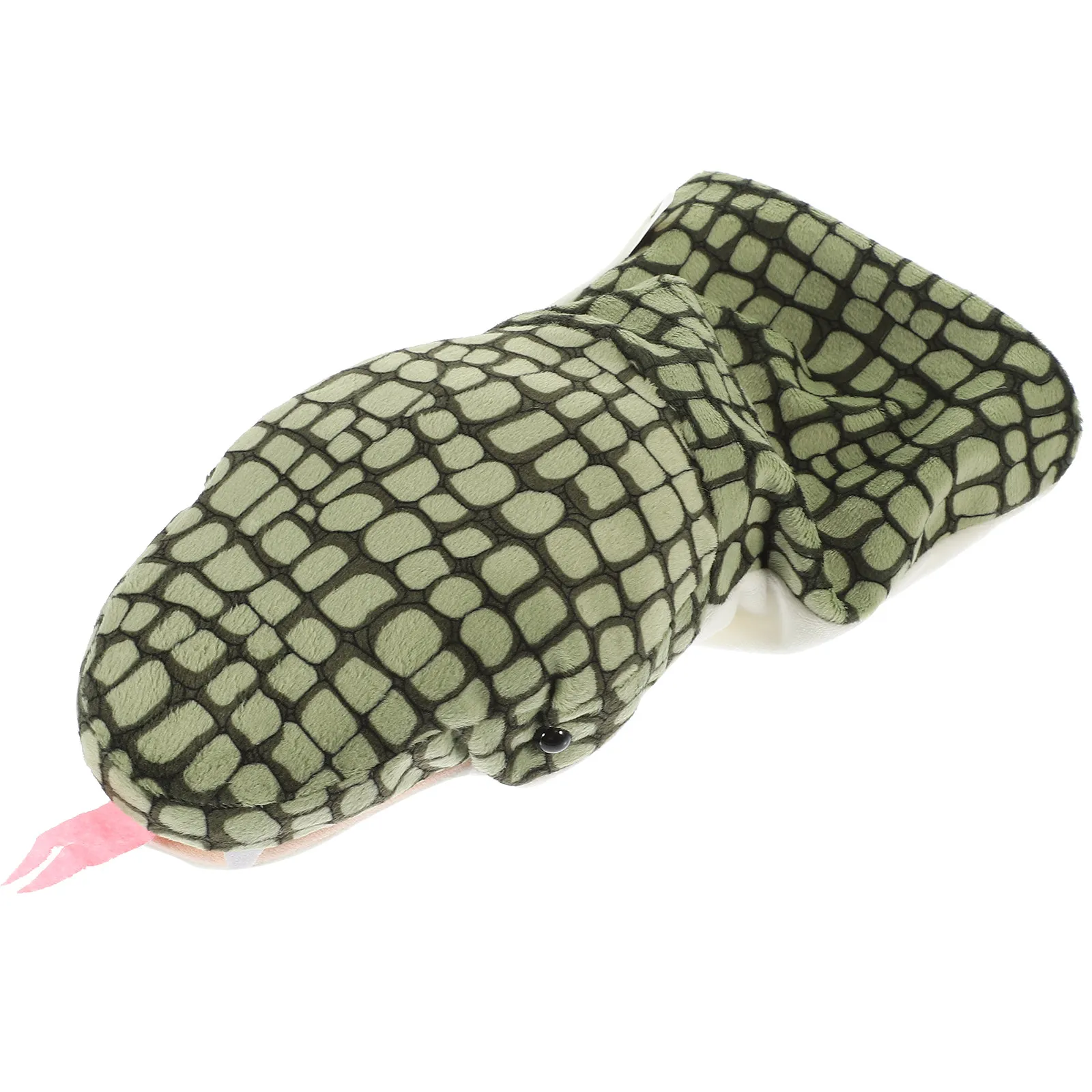 

Snake Hand Puppet Open Mouth Interactive Storytelling Role Play Stuffed Animal Puppet Early Education Gift for Children