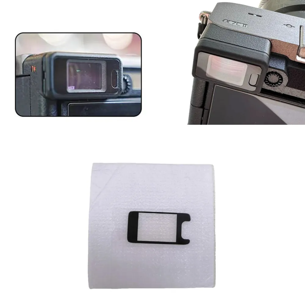 A7C A7CR A7C2 A6700 Kaca Tempered Pelindung Jendela Bidik Penutup Eyecup untuk Sony ILCE-7CR, ILCE-7CM2, A7CII, A7CM2, Alpha 7C, A6700