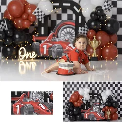 Fast One Racer Theme Backdrops Kids Baby Photography Child Adult Photocall Racing Car Boy Birthday Photostudio Background