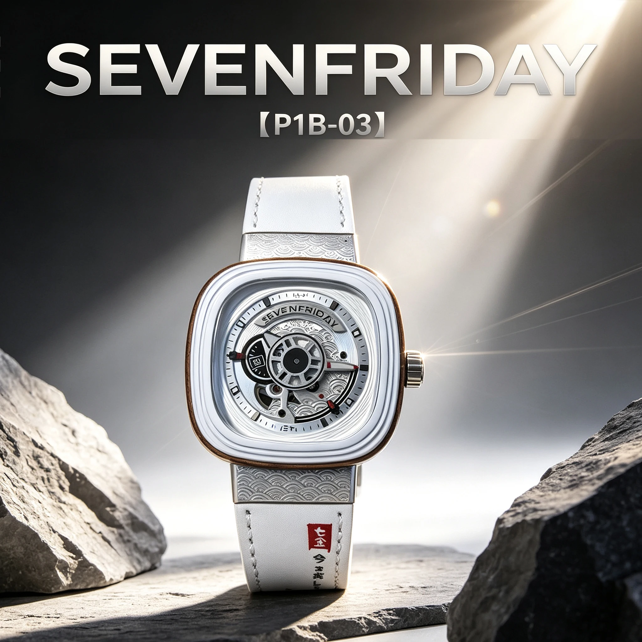 Fashion new product SEVENFRIDAY luxury brand men's watch P1B/03 automatic mechanical movement P series men's watch gift