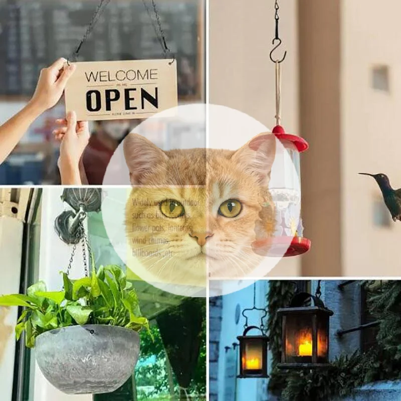 Popular Hanging Chains For Flower Pot Basket Bird Feeders Planters Lanterns Ornaments Plant Hangers