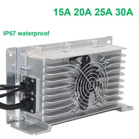 IP67 waterproof 12v 30A 25A 40A charger  24V 20A 14.6V 50A 29.2V 29.4V  for lithium ion lifepo4 LTO battery lead acid battery
